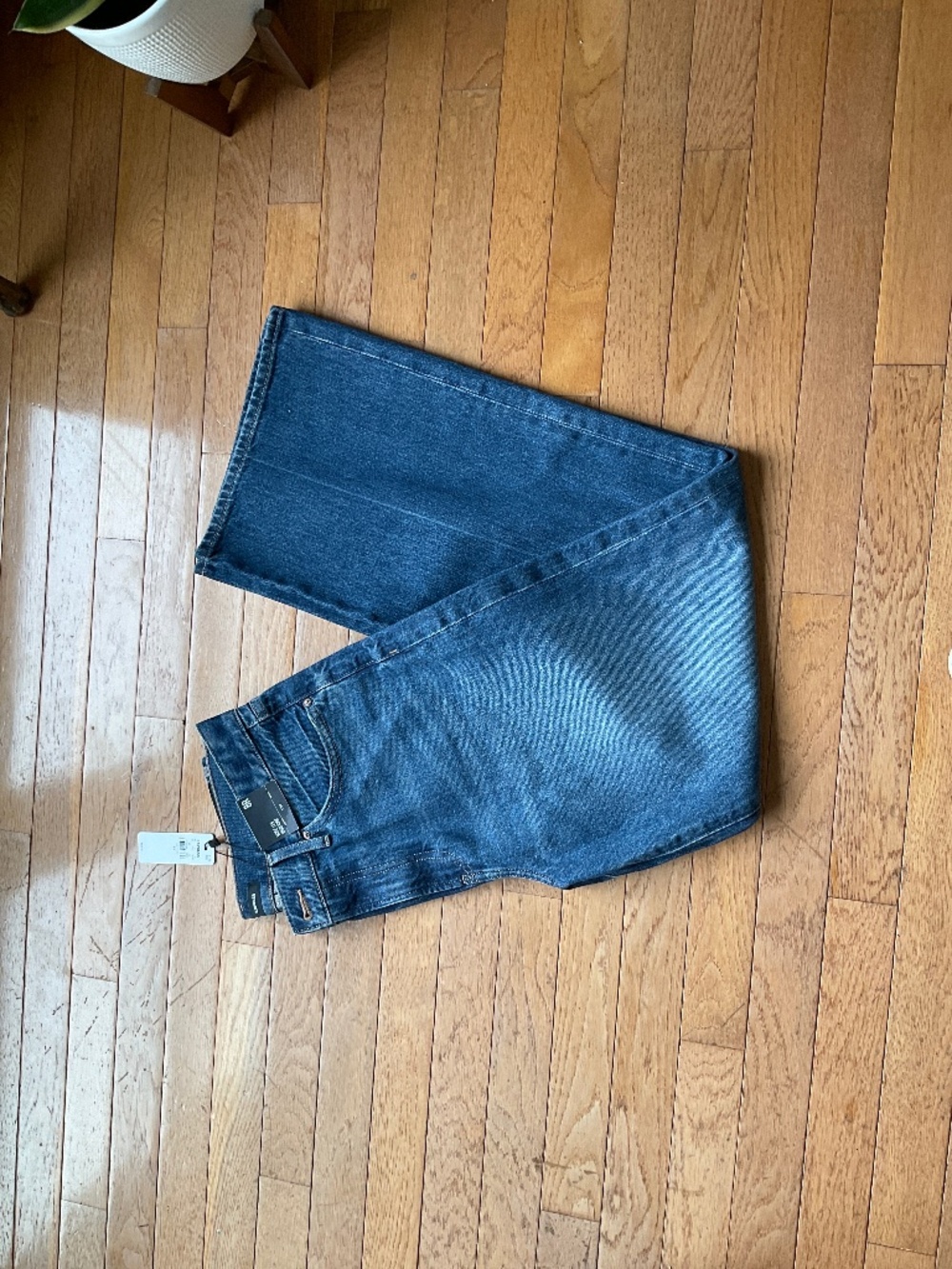 Express wide leg high rise jeans